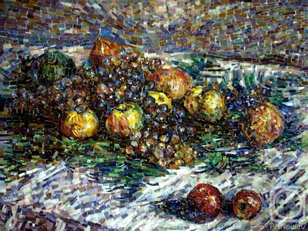 Shestakova Natalja. Interpretation of work of Claude Monet "the Still-life with peaches and grapes"