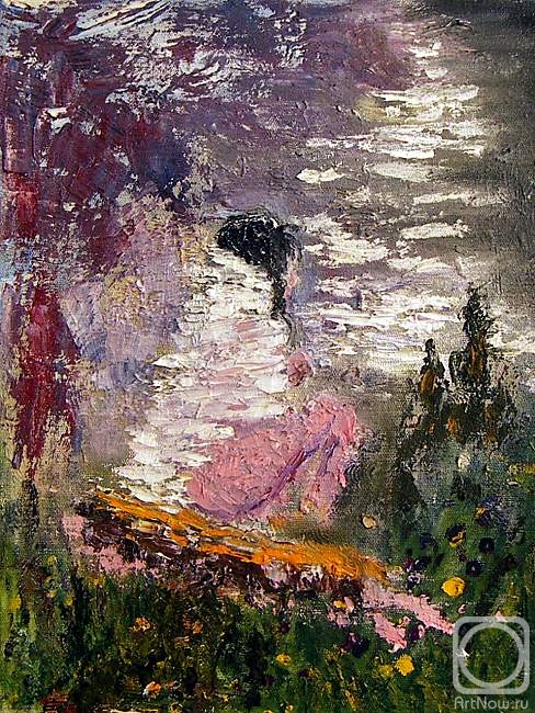 Zhadko Grigory. I swim here alone, I'm freezing