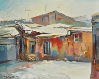 Armenian old yard. Khachatryan Meruzhan