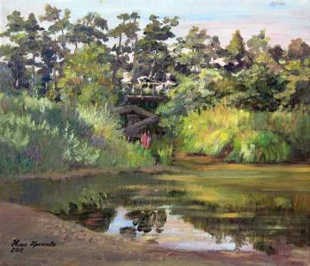 Painting River Doybitsa. Krasnova Nina