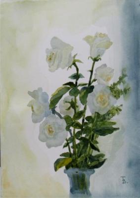 White roses. Tumanov Vadim