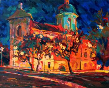 Mirgorod Igor Petrovich. Night lights of Lviv