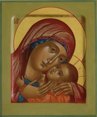 The icon of Our Lady of the Korsunsky (Minerals). Solo Nadezhda