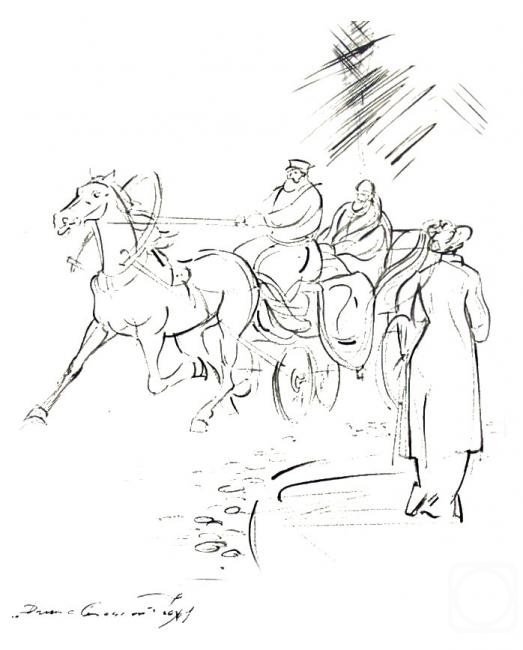 Vrublevski Yuri. Graphic series �A. Chehov�-3 -27/82