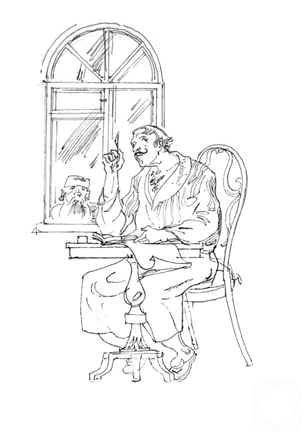 Vrublevski Yuri. Graphic series �A. Chehov�-3 -18/96