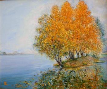 The Floating Island of Autumn. Ostraya Elena