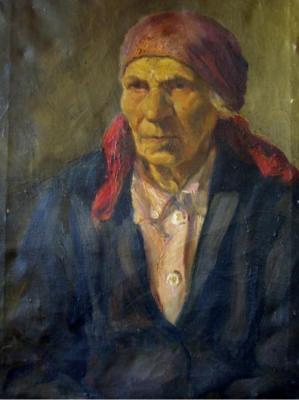 My grandmother's portrait. Ligachova Alexandra