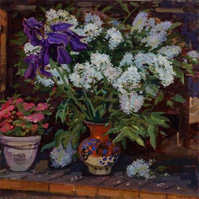 White lilac. Valentsov Vladimir