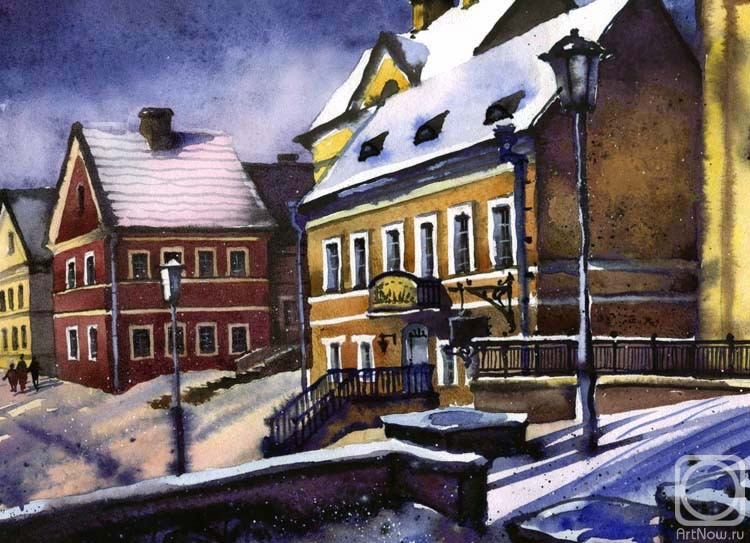 Ivanova Olga. The winter in the Troitsky suburb