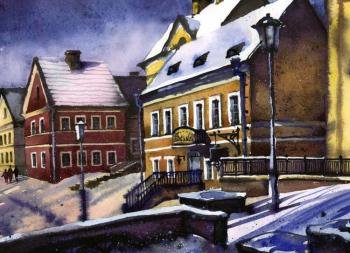 The winter in the Troitsky suburb (Balkony). Ivanova Olga
