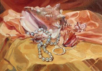 Shells with pearls. Tulinova (Grigorova) Elena