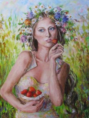 Flora (Flowers And Portrait). Kruglova Svetlana