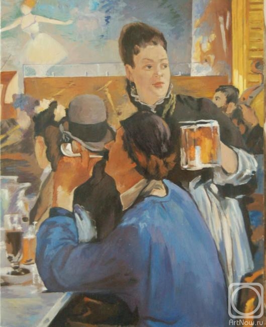 Belyakova Evgenia. E. Manet, Beer Peddle