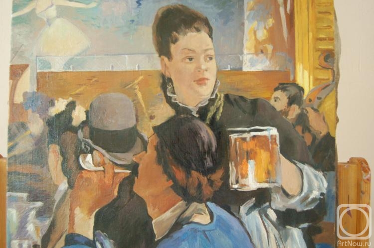 Belyakova Evgenia. E. Manet. Beer peddy (fragment)