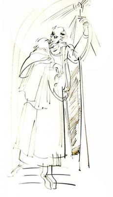 Illustration to A. Pushkins poem Small tragedies14/85