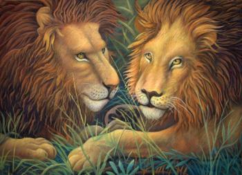 Two lions. Dementiev Alexandr