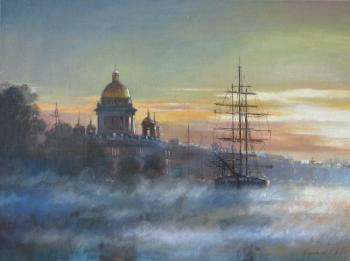 Fog over the Neva. Kulikov Vladimir