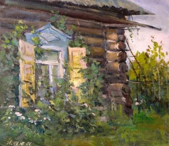 Open window in an old house. Serebrennikova Larisa