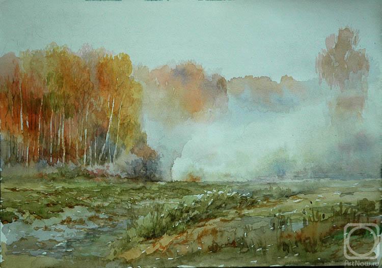 Zybin Alexandr. From the series "autumn bonfires"