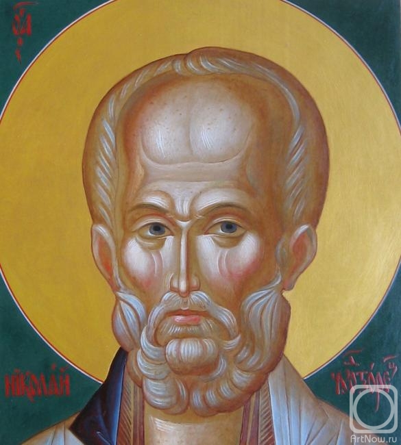 Kutkovoy Victor. Saint Nicholas the Wonderworker (fragment)
