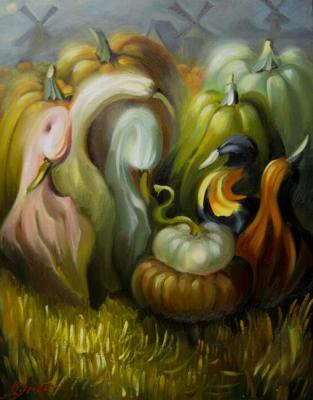 Dutch swan pumpkins. Schubert Albina