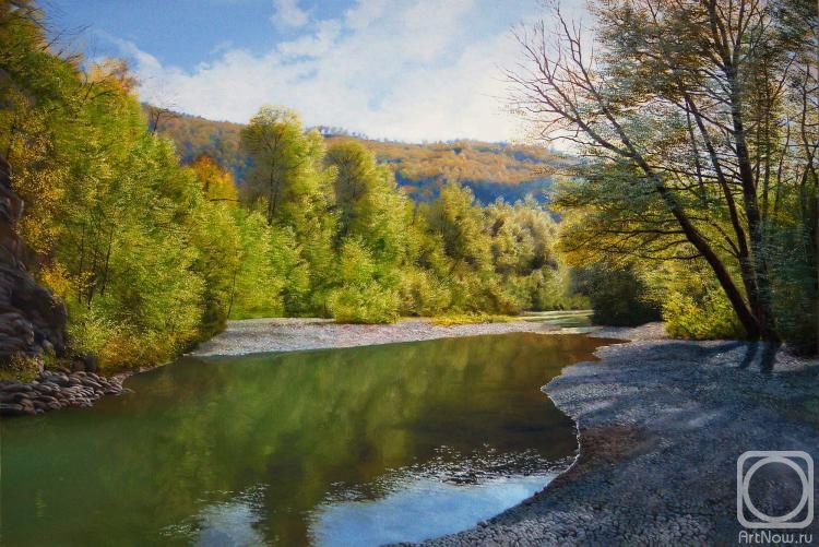 Krasov Mikhail. Autumn,river Pshada