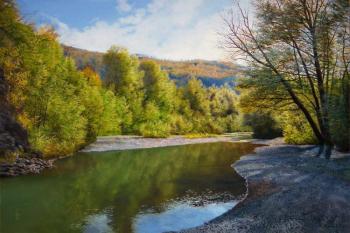 Autumn,river Pshada. Krasov Mikhail