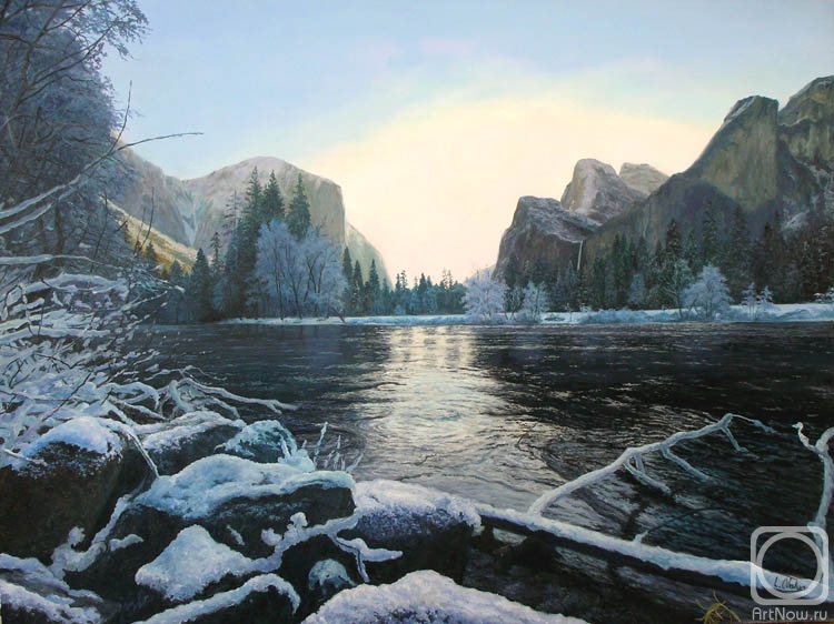 Obolsky leonid. Snow-covered