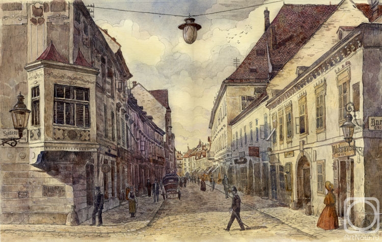 Zolotarev Leonid. Old street