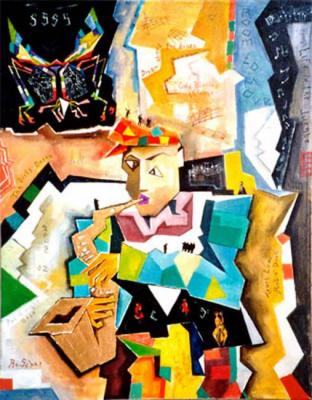 Almost surreal blues