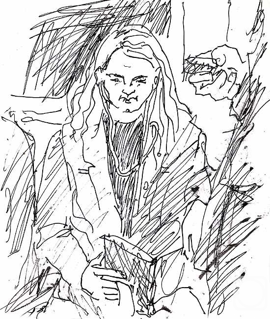 Karaceva Galina. In the subway