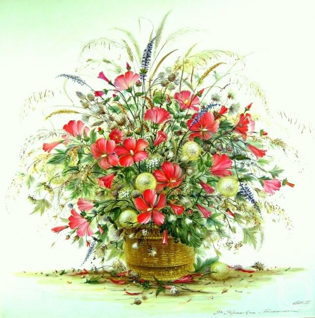 Krasavin-Belopolskiy Yury. Chinese roses