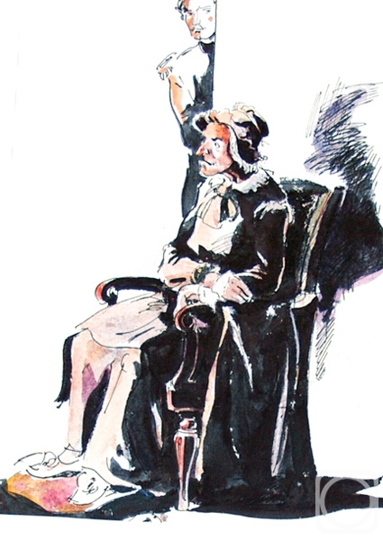 Vrublevski Yuri. Illustrations to Pushkin: favorites in prose 55/80