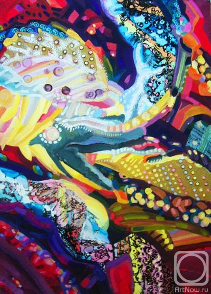 Romanova (Fastovets) Evgeniya. Diptych "Folklore", folio 2