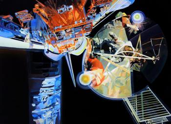 Polyptych "Space Exploration" folio 4. Romanova (Fastovets) Evgeniya