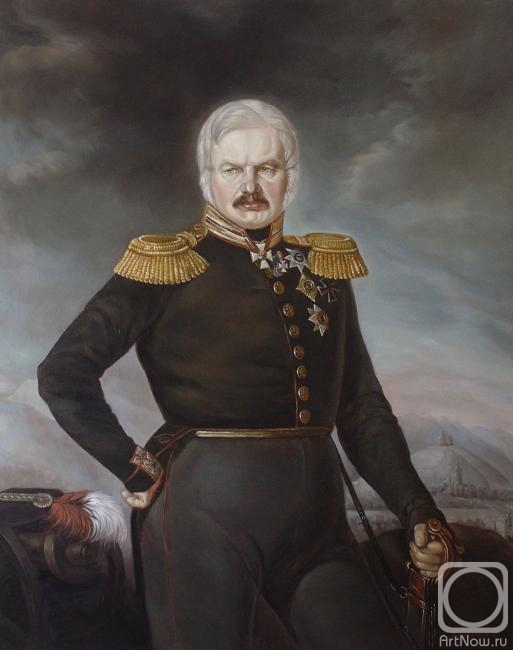 Podgaevskaya Marina. Portrait of General Yermolov