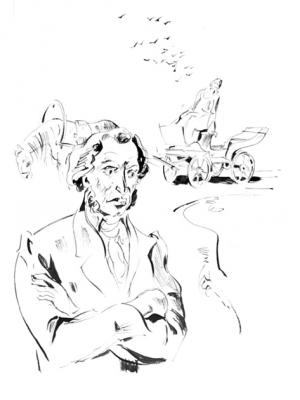 Illustrations to Pushkin: selected Poems 5 -27/75. Vrublevski Yuri