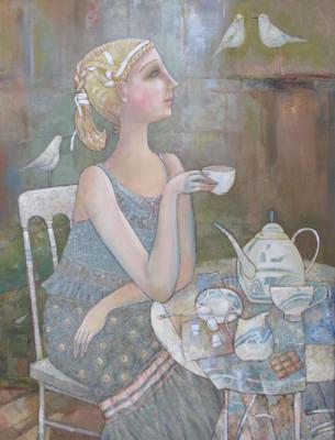 Tea with milk. Sipovich Tatiana