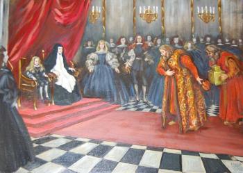 Russian ambassador at the court of the spanish king in 1668 (Historycal Theme). Dobrovolskaya Gayane