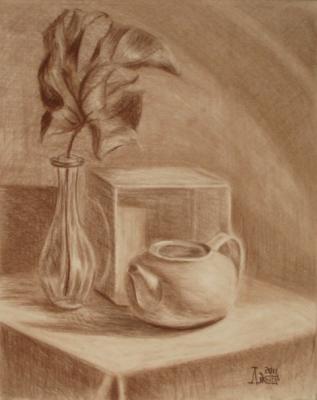 Still Life with White Teapot. Lukaneva Larissa