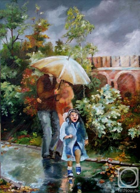 Denisov Vladimir. Walk in the rain