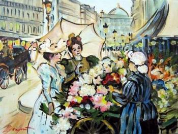 Flower girls of Paris. Schubert Albina