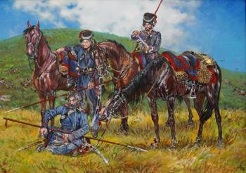 Cossacks. 1812. After the battle. Doronin Vladimir