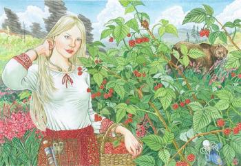 Raspberries. Fomin Nikolay