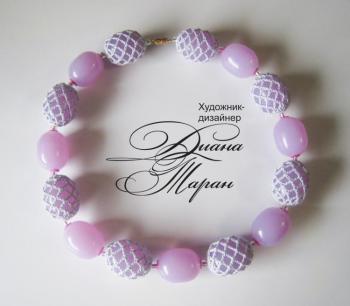 Beads "the Lilac in hoarfrost"