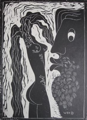 From the series Artist and Model (Series Model). Kuznetsov Vladimir