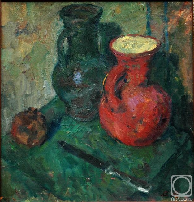 Rubinshtein David. Still life with jugs
