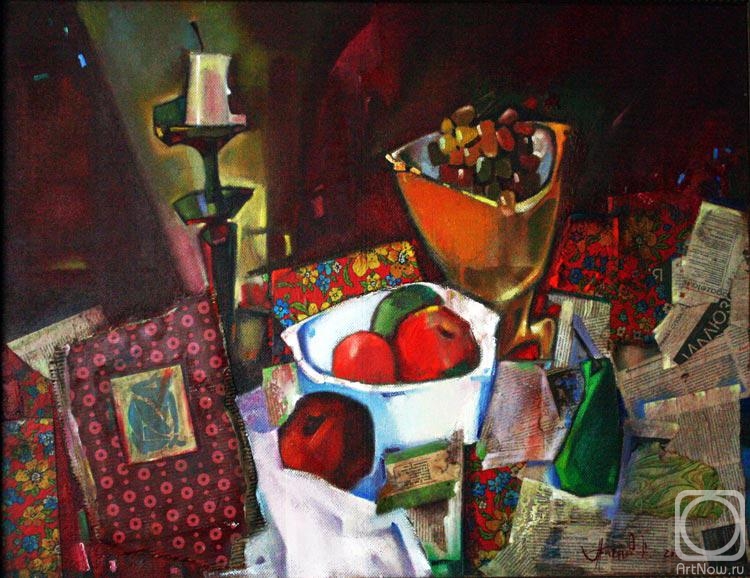Artemov Alexander. Still life with candle