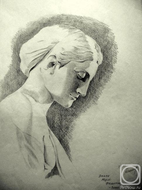 Зима. Фальконе» картина Каликова Тимура (бумага, карандаш) — купить на  ArtNow.ru