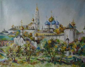 Clear day. Holy Trinity-St. Sergius Lavra. Kruglova Irina